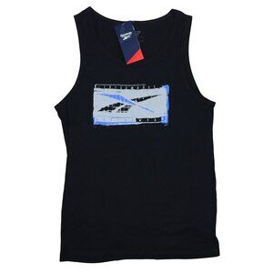 Reebok Graphic Print Multi-Sport Athletic Men's Tank Top NWT Black